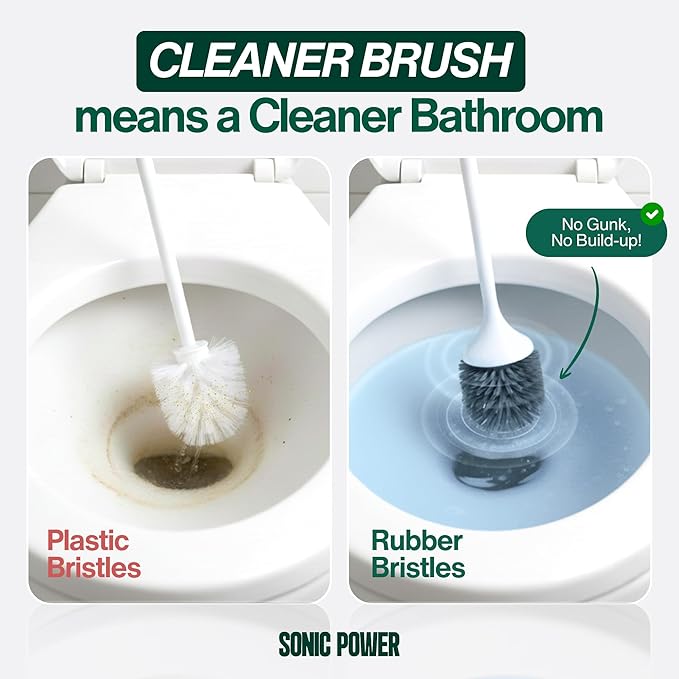 AURA™ Smart UVC Self-Sanitizing Electric Toilet Brush