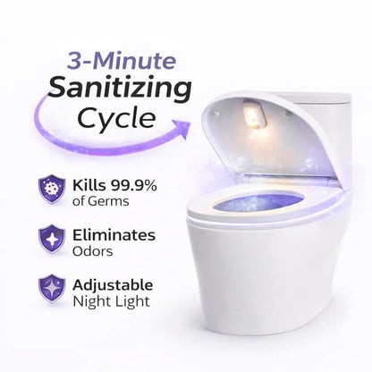 Self Cleaning UV Toilet Sanitizer & Night Light