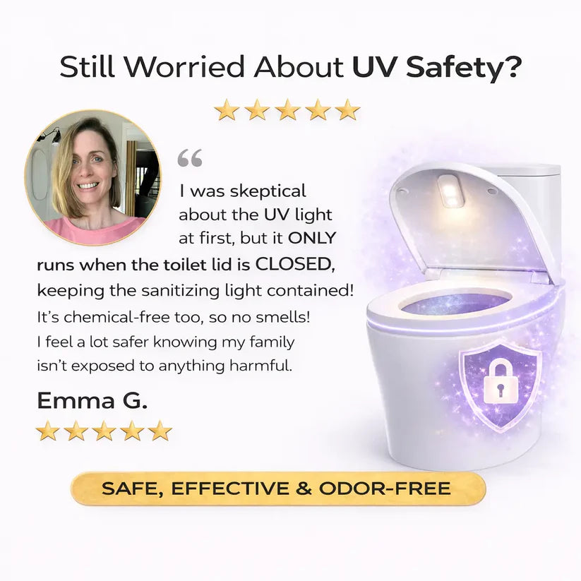 Self Cleaning UV Toilet Sanitizer & Night Light